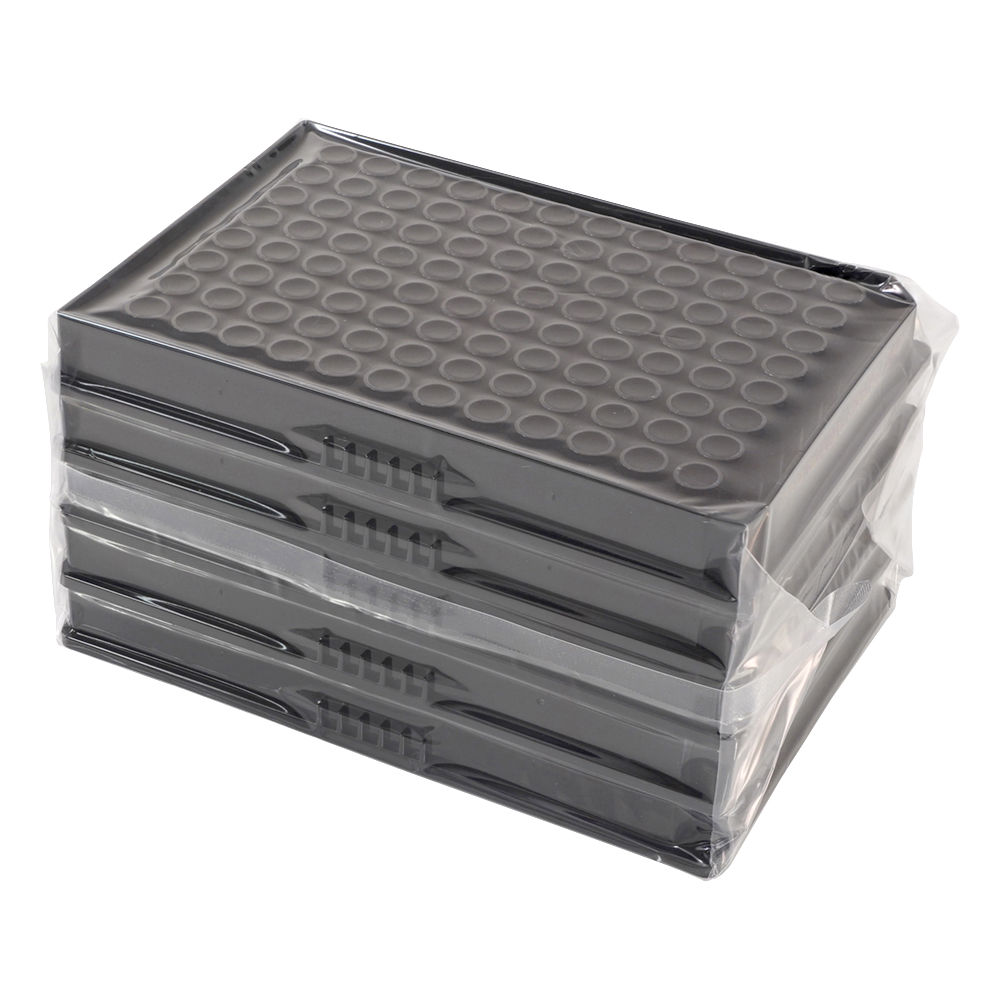 黒色マイクロプレート 平底 96well・I型 未滅菌（フタなし）1箱（5枚×10袋入）