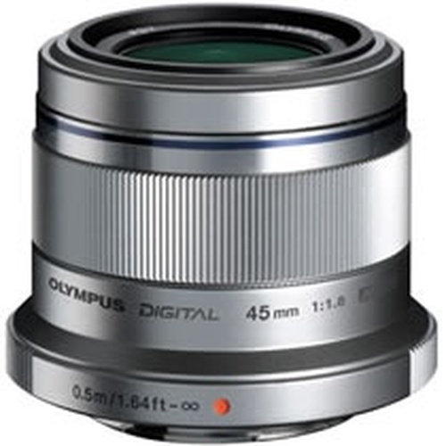 ミラーレス一眼用交換レンズ　M.ZUIKODIGITAL　45mm　F1.8　シルバー　1本