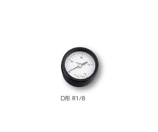 小型圧力計D形 φ40　R1／80.1
