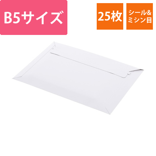 宅配レターケース　B5　白　25枚画像