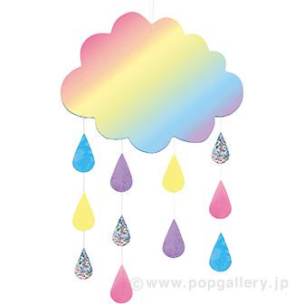にじ色ドロップオーナメント画像