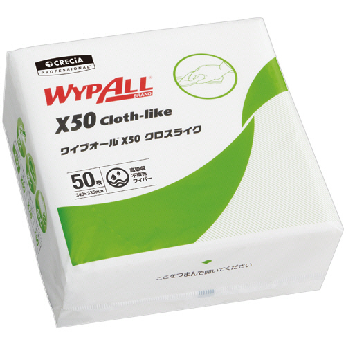 ﾜｲﾌﾟｵｰﾙX50 4つ折り 超薄手 1ﾊﾟｯｸ(50枚)画像