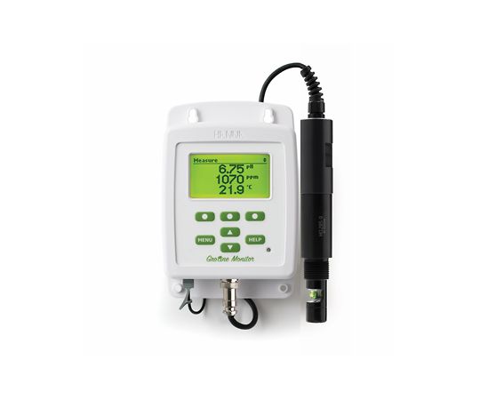 GroLine　インライン型　pH/EC/TDS/℃　モニター画像