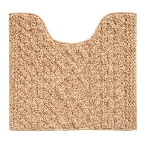 アラン トイレマット 55＊60cm BE ベージュ画像