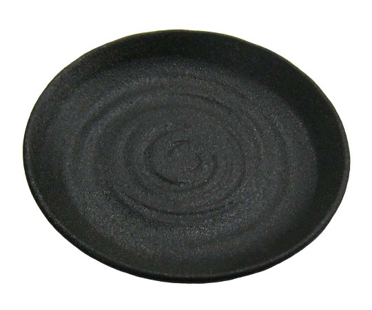 天目砂鉄 丸皿 5寸（φ155）画像
