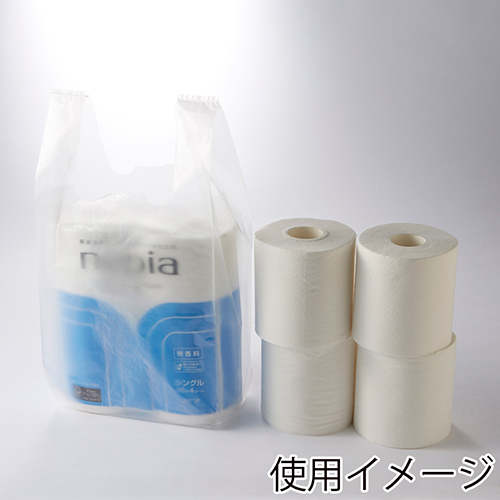 商品のお持ち帰りに！半透明のレジ袋