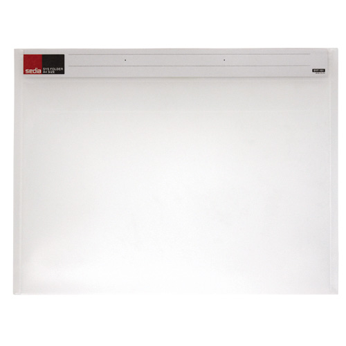 ｼｽﾌｫﾙﾀﾞｰ A4-S(長辺ﾌﾀ) 透明 1枚画像