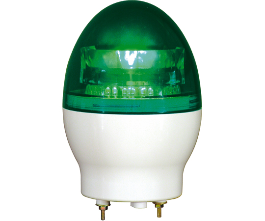 中型LED回転灯　ニコフラッシュ　AC100V　緑画像