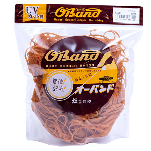 ｵｰﾊﾞﾝﾄﾞ #190 内径44.5mm 500g入 透明袋 1袋画像