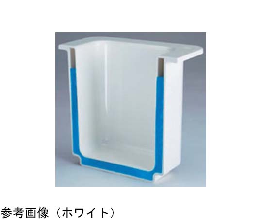 キャンブロ コールドフェストフードパン 1.4L ホワイト 透明な容器に食材が盛られ、上から見た状態