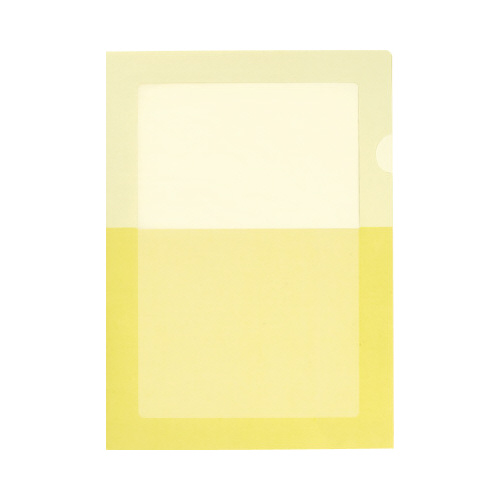 ペーパーホルダー＜オール紙＞（窓付き）５枚入り黄画像