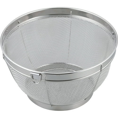 SUIｸﾞｰﾄ ｽﾃﾝﾚｽ深型ざる ﾘﾝｸﾞ付 21cm 1個画像