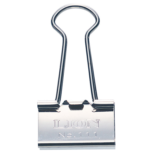 ﾊﾞｲﾝﾀﾞｰｸﾘｯﾌﾟ ﾆｯｹﾙﾒｯｷ 中 口幅25mm 1箱(10個)画像