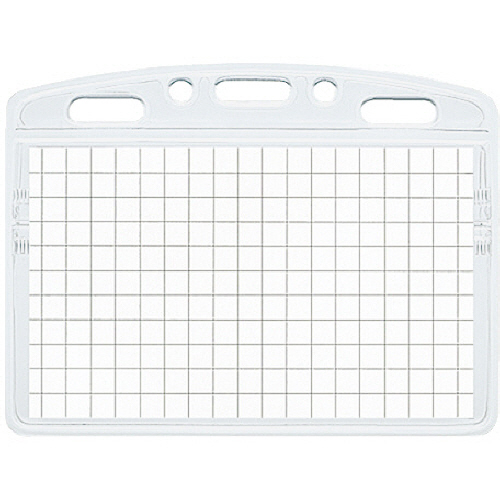 名札用ｿﾌﾄｹｰｽ(ﾁｬｯｸ式)(ｱｲﾄﾞﾌﾟﾗｽ) 名刺･IDｶｰﾄﾞ用 ﾖｺ型 1ﾊﾟｯｸ(10枚)画像