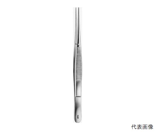 デリケート外科ピンセット　クッシング　無鈎　18cm画像