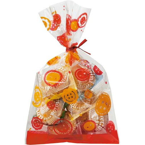 ＯＰＰバッグ　プリティーボタン　Ｍ　５０枚画像