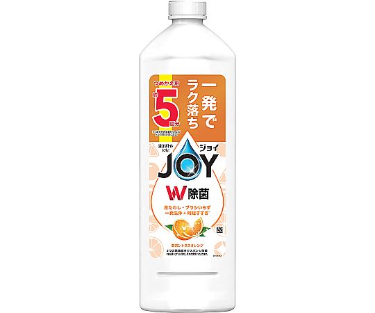 ジョイ W除菌 贅沢シトラスオレンジ 詰め替え 特大 670mL画像