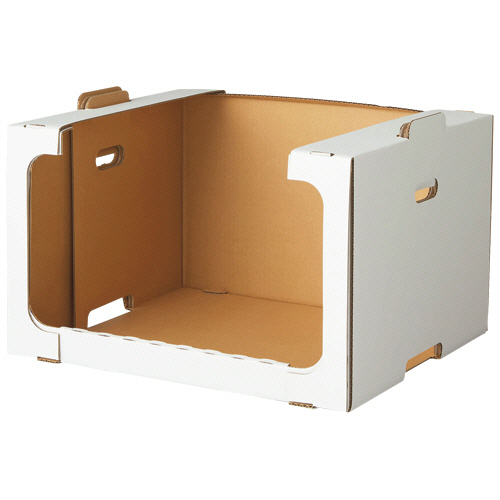 段ﾎﾞｰﾙ保管棚 棚ﾀﾞﾝ Lｻｲｽﾞ 1ｾｯﾄ(6個)