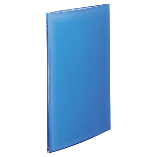 ﾘｸｴｽﾄ 透明ｸﾘﾔｰﾌﾞｯｸ A2ﾀﾃ 20ﾎﾟｹｯﾄ 背幅11mm ﾌﾞﾙｰ 1ｾｯﾄ(4冊)画像