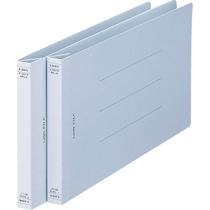 ﾌﾗｯﾄﾌｧｲﾙ 統一伝票用(80mm2穴ﾊﾟﾝﾁ穴用)B4 1/3ﾖｺ 150枚収容 背幅18mm 1冊画像