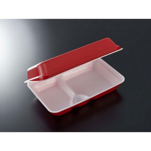 中央化学 弁当容器 街デリ BOX 25-16 赤 発泡画像