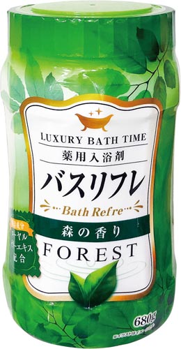 バスリフレ薬用入浴剤森の香り６８０ｇ画像