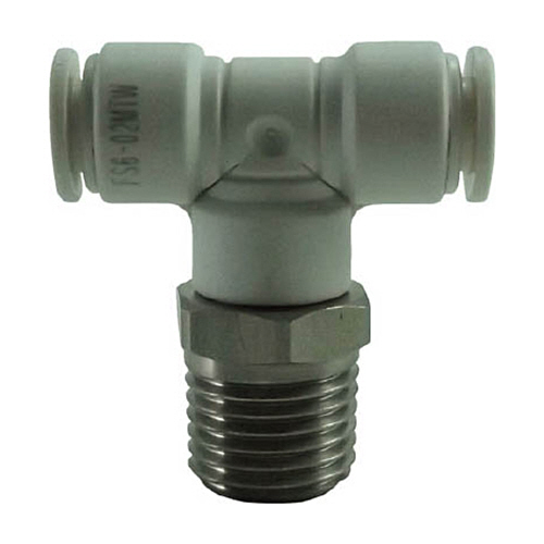 ﾀｯﾁｺﾈｸﾀｰﾌｧｲﾌﾞ ﾒｲﾙﾌﾞﾗﾝﾁﾃｨ(ﾎﾞﾜｲﾄﾎﾞﾃﾞｨｰ)6mm･R1/4 1個画像