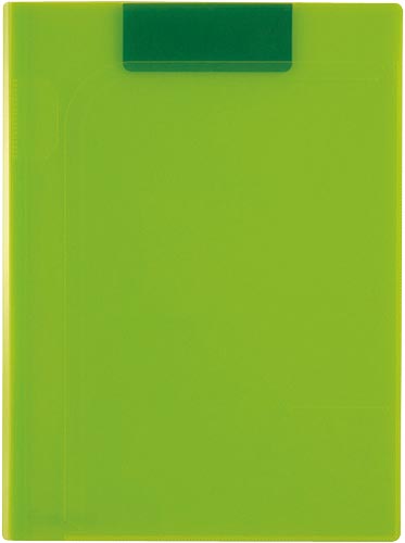 アクティフ　クリップファイルＡ４　ライトグリーン画像