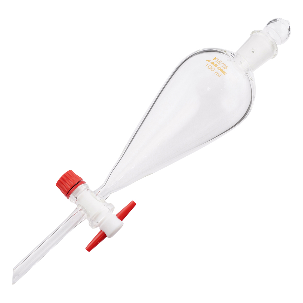 スキーブ型分液ロート　テフロン（R）プラグ付　100mL画像