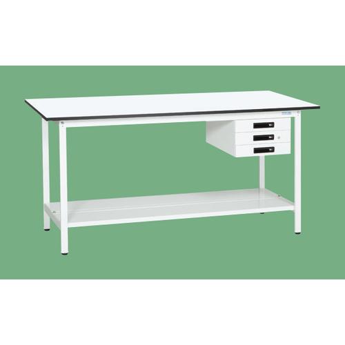 軽量立作業台ＫＡＤタイプ（キャビネット付・中板付）　ＫＡＤ－１８６ＣＴＭＷ