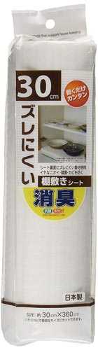 ズレにくい消臭棚敷きシート３０ｃｍ幅　ホワイト画像