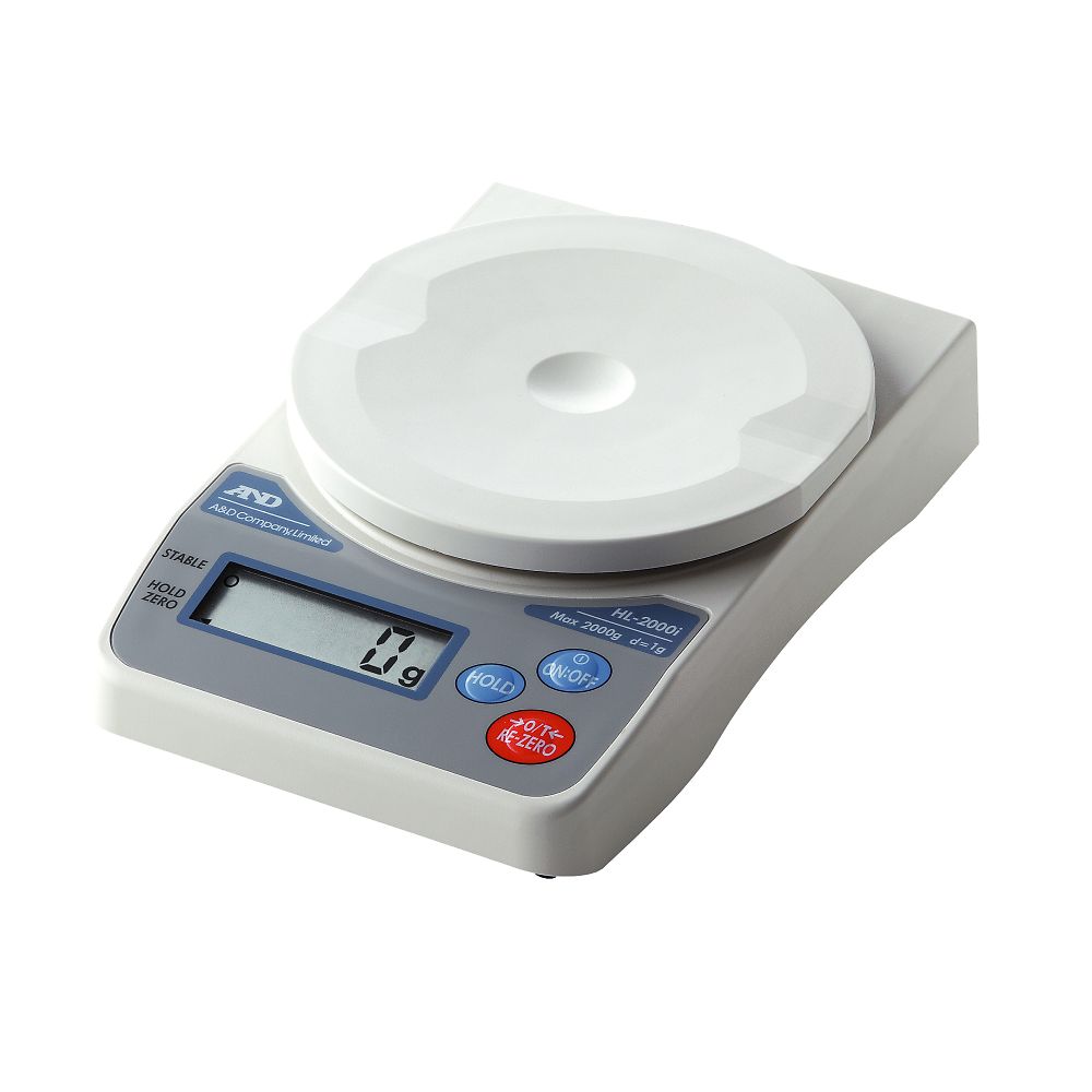 コンパクトスケール　HL-iシリーズ / HL-iシリーズバリューパック  ひょう量:2000g 最小表示:1g  一般校正付画像