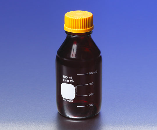 メディウム瓶（PYREX(R)オレンジキャップ付き） 遮光 10000mL