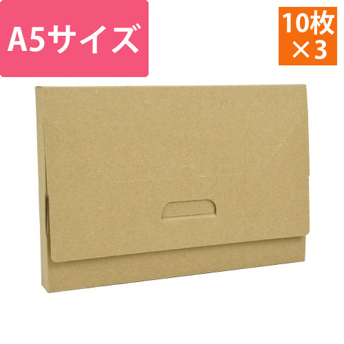 段ボール　A5サイズ(10枚入り)×3画像