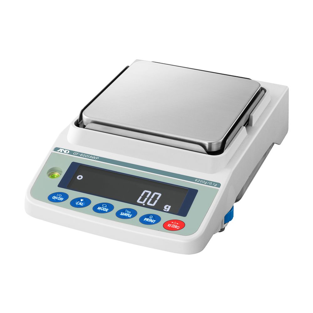 防塵・防水(IP65) ベーシック汎用天びん GF-AWPシリーズ  ひょう量:6200g 最小表示:0.1g画像
