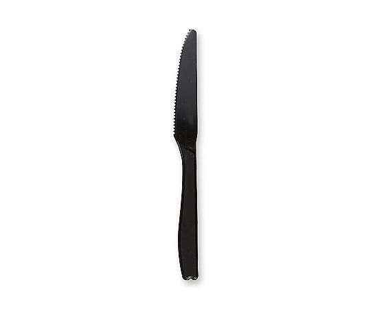 プラスチックナイフ 16cm 単袋 黒 100本入画像