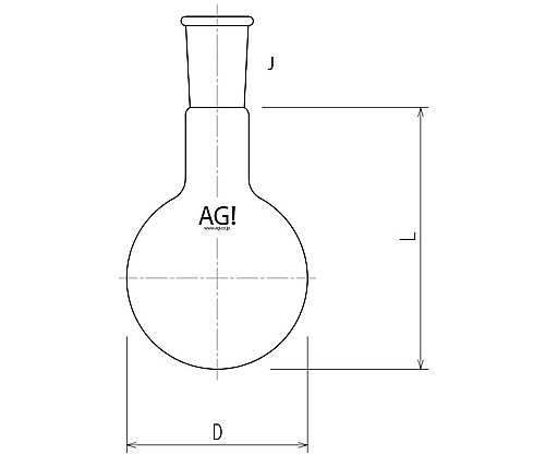 一ツ口フラスコ　10L　50/50画像