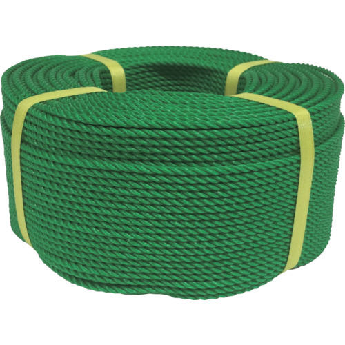 ﾛｰﾌﾟ PEﾛｰﾌﾟ巻物 4φ×200m ｸﾞﾘｰﾝ 1巻画像