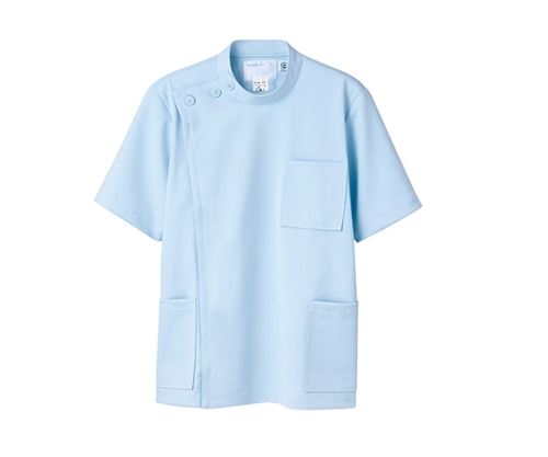 ケーシー メンズ 8分袖 サックス画像