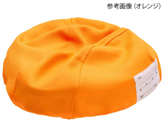 でるキャップ for kids グリーン 緑色のキャップが正面から見える状態で、耳の部分が大きくデザインされている。
