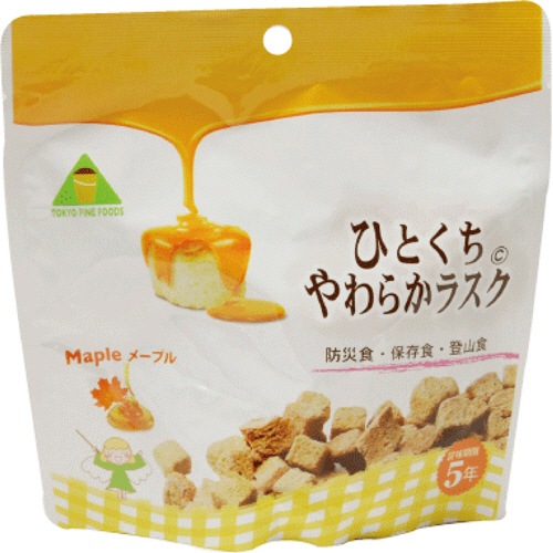 ひとくちやわらかﾗｽｸ ﾒｰﾌﾟﾙ 1ｹｰｽ(32食)画像