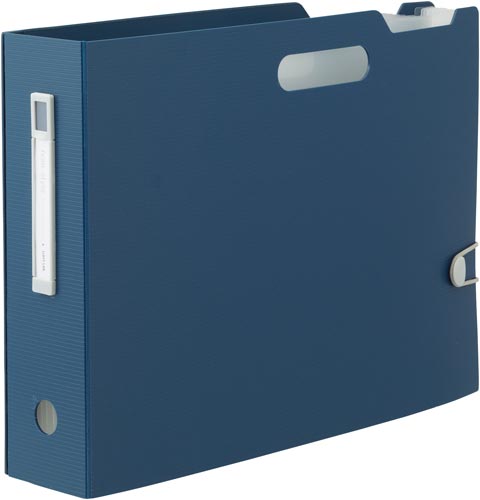 ドキュメントボックス　ヨコ　Ａ４　ネイビー画像