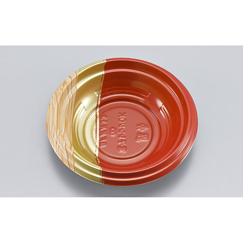 シーピー化成 どんぶり容器 BF折丼33 霧島赤 本体画像