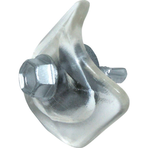 波板専用ﾋﾞｽ ﾎﾟﾘｶ座金 鉄下地用 5×25 ｸﾘｱｰ 1袋(10本)画像