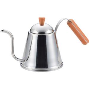 喫茶用品 18-8カフェタイム木柄ドリップポット画像