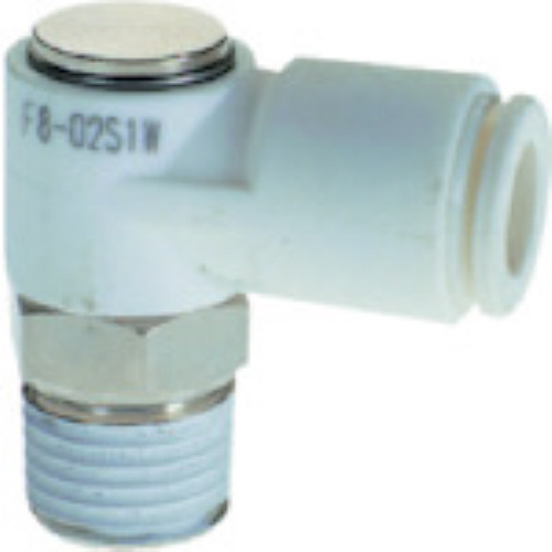 ﾌｧｲﾌﾞｼﾝｸﾞﾙﾊﾞﾝｼﾞｮｰ 白8mm R1/8 1個画像