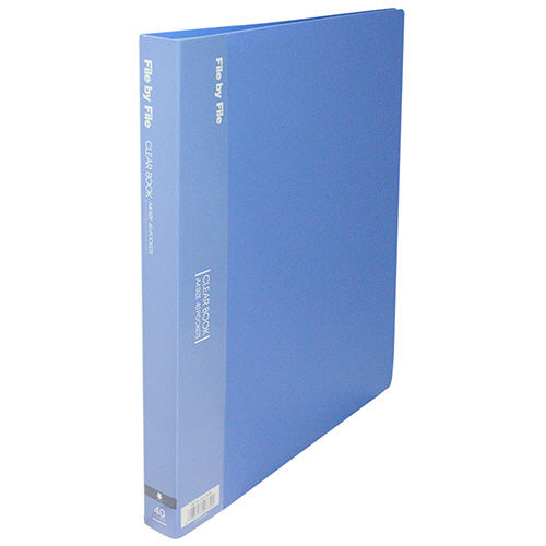 ｸﾘﾔｰﾌﾞｯｸ A4ﾀﾃ 40ﾎﾟｹｯﾄ 背幅26mm ﾌﾞﾙｰ 1ｾｯﾄ(6冊)画像