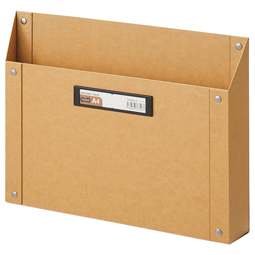 ﾏｸﾞﾈｯﾄﾎﾞｯｸｽ(貼り表紙) A4ﾖｺ型 ｸﾗﾌﾄﾌﾞﾗｳﾝ 1個画像