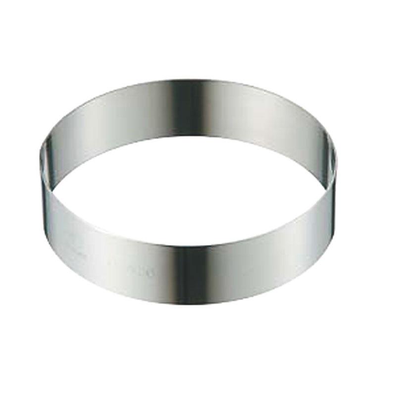 調理道具 18-8セルクルリング φ120×H30画像