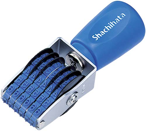 エルゴグリップ　回転ゴム印　６連３号　ゴシック体画像